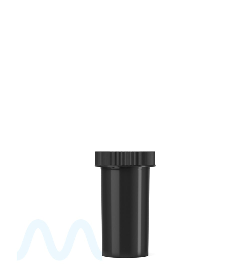 Child Resistant | Opaque Black Push Down & Turn Cap Vial | 13dr - 2g - 310 Count - 4