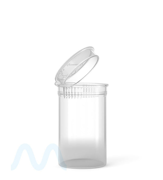 Child Resistant | Clear Pop Top Bottles | 6dr - 1g - 600 Count - 1