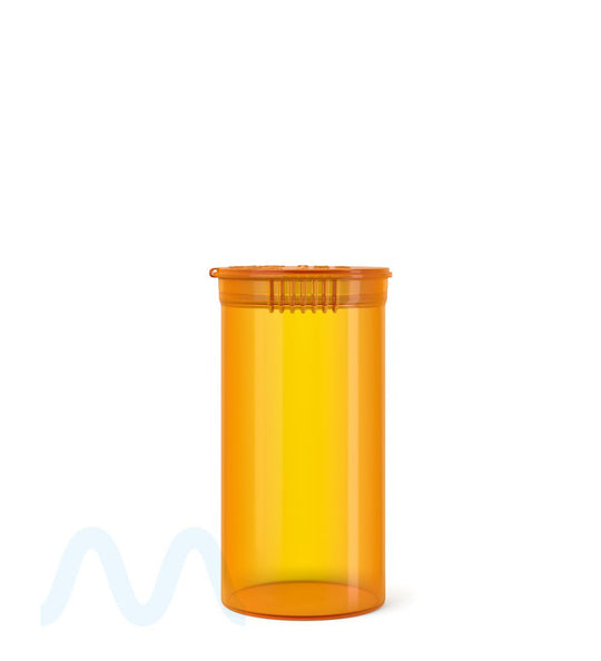 Child Resistant | Transparent Amber Pop Top Bottles | 13dr - 2g - 315 Count - 2