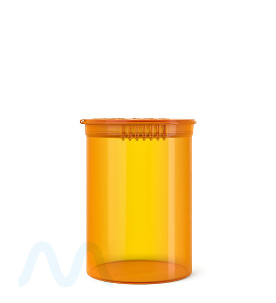 Child Resistant | Transparent Amber Pop Top Bottles | 30dr - 7g - 150 Count - 2