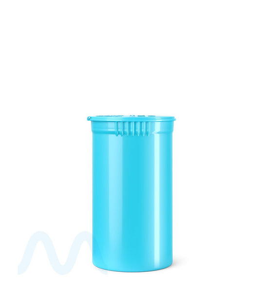 Child Resistant | Opaque Aqua Pop Top Bottles | 19dr - 3.5g - 225 Count - 2