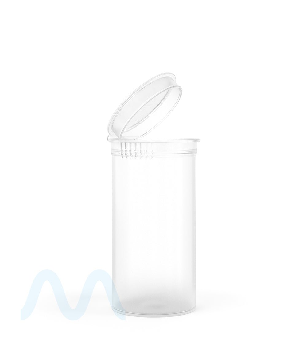 Child Resistant & Sustainable | 100% Biodegradable Clear Pop Top Bottles | 13dr - 2g - 315 Count - 1