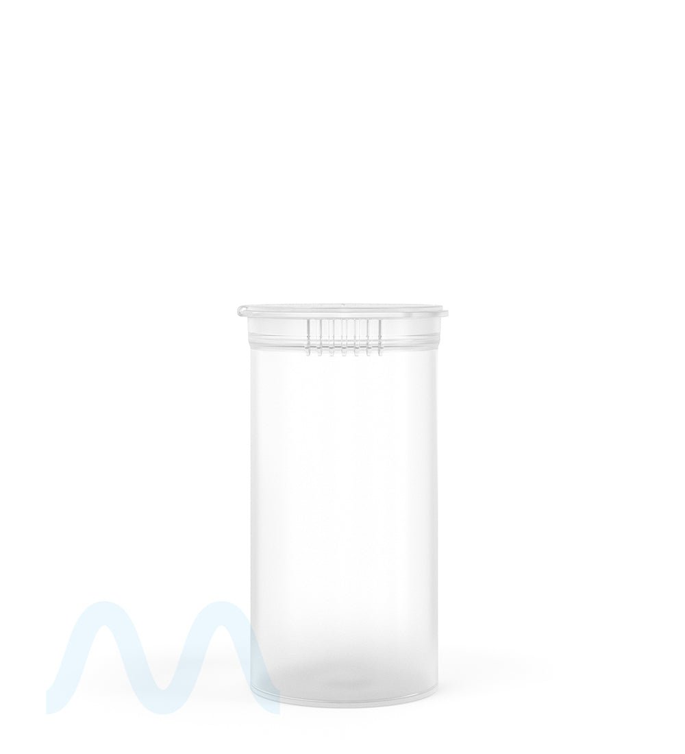 Child Resistant & Sustainable | 100% Biodegradable Clear Pop Top Bottles | 13dr - 2g - 315 Count - 2