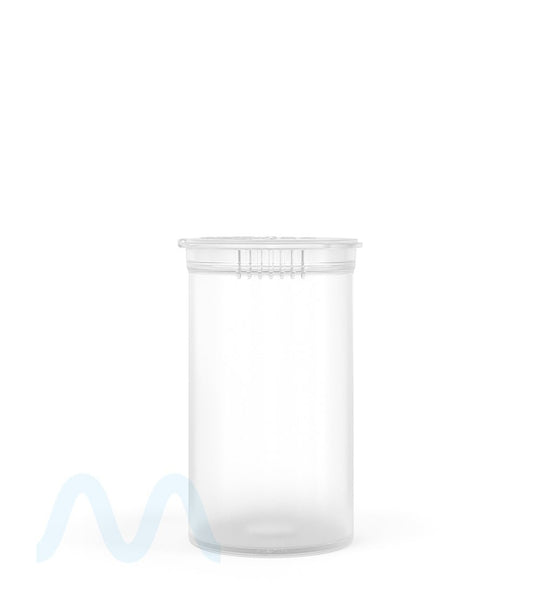 Child Resistant & Sustainable | 100% Biodegradable Clear Pop Top Bottles | 19dr - 3.5g - 225 Count - 2