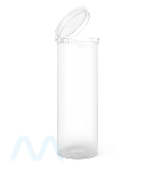 Child Resistant & Sustainable | 100% Biodegradable Clear Pop Top Bottles | 60dr - 14g - 75 Count - 1