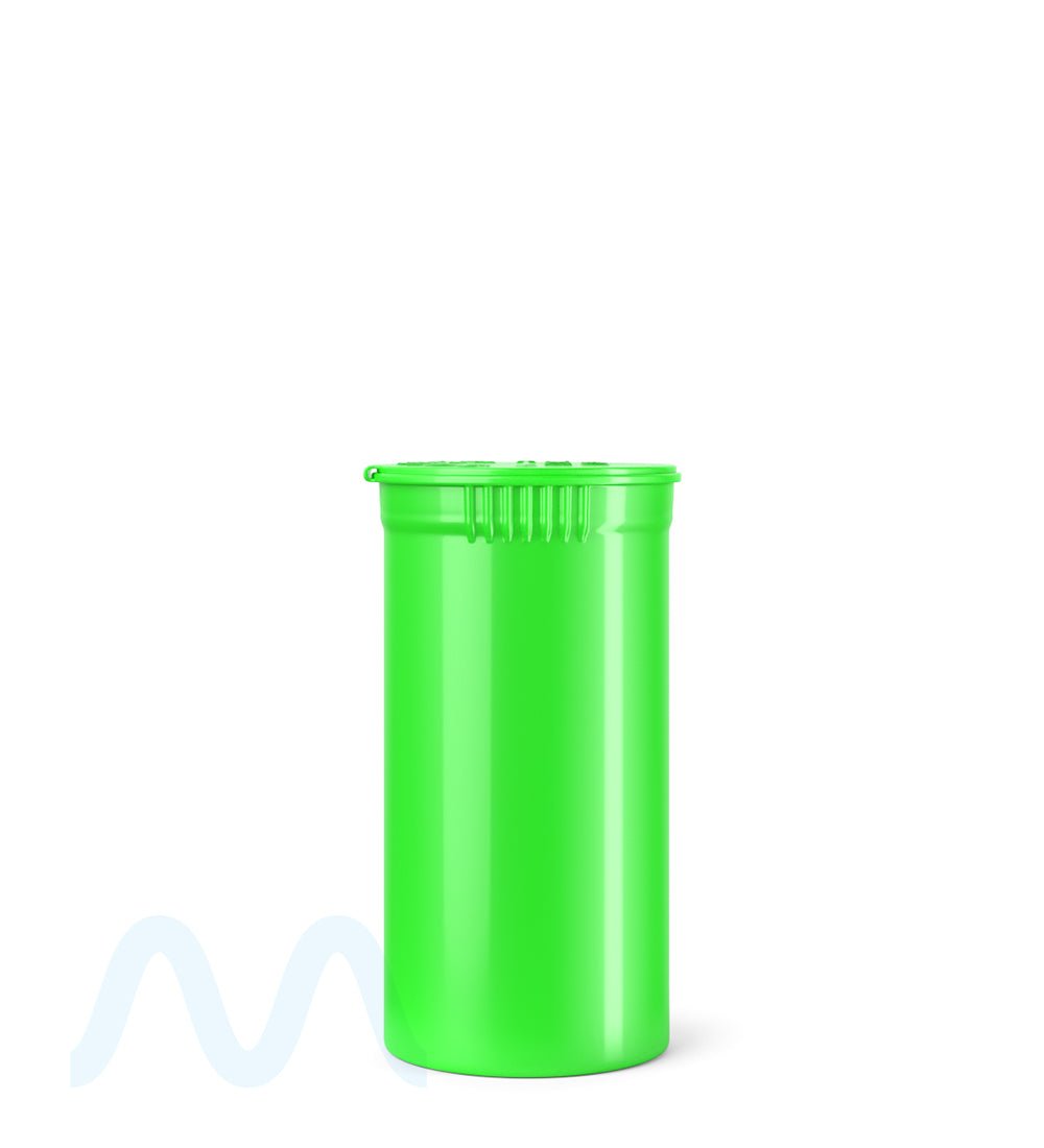 Child Resistant | Opaque Lime Pop Top Bottles | 13dr - 2g - 315 Count - 2