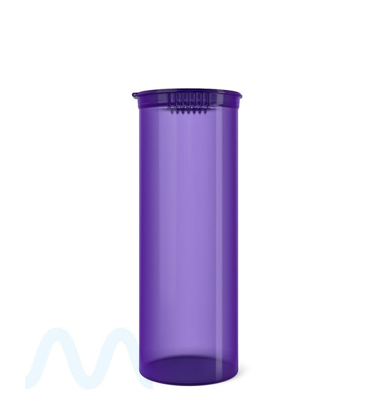 Child Resistant | Transparent Purple Pop Top Bottles | 60dr - 14g - 75 Count - 2