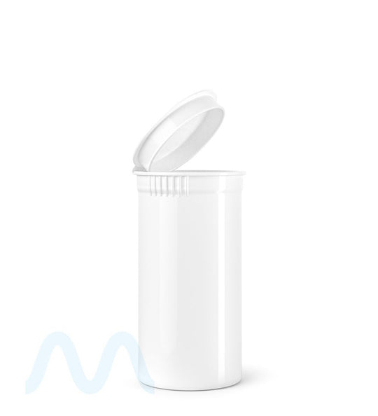 Child Resistant Opaque White Pop Top PCR Bottles | 13dr - 2g | Sample - 1