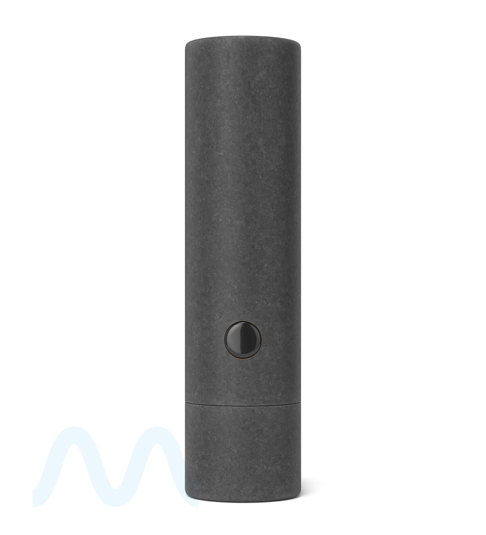 Child Resistant & Sustainable | 100% Recyclable Cardboard Vape Cartridge Tube w/ Press Button | 95mm - Black - 100 Count