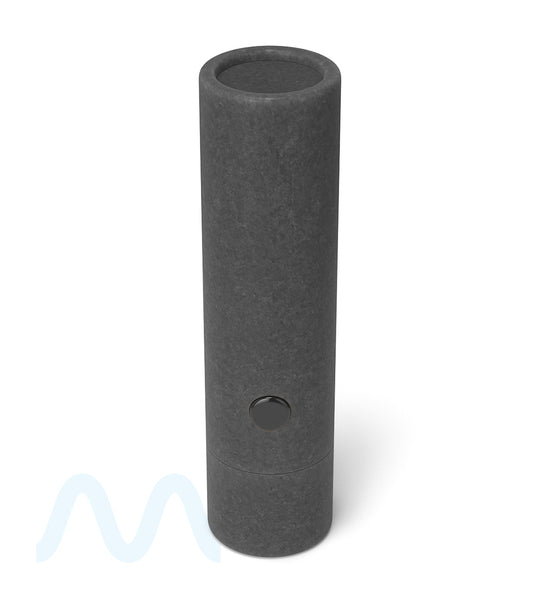 Child Resistant & Sustainable | 100% Recyclable Cardboard Vape Cartridge Tube w/ Press Button | 95mm - Black - 100 Count