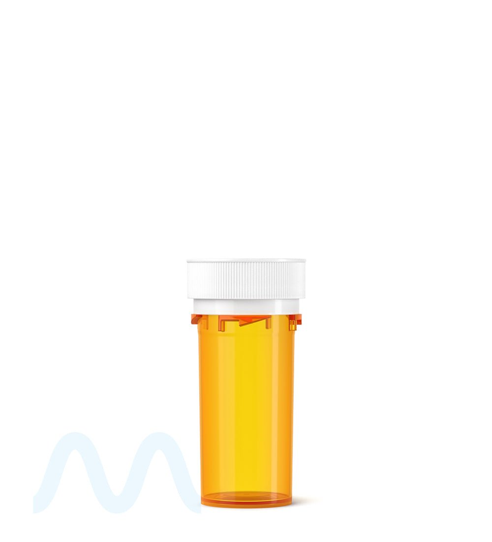 Child Resistant | Amber Reversible Cap Vials | 13dr - 2g - 275 Count - 6