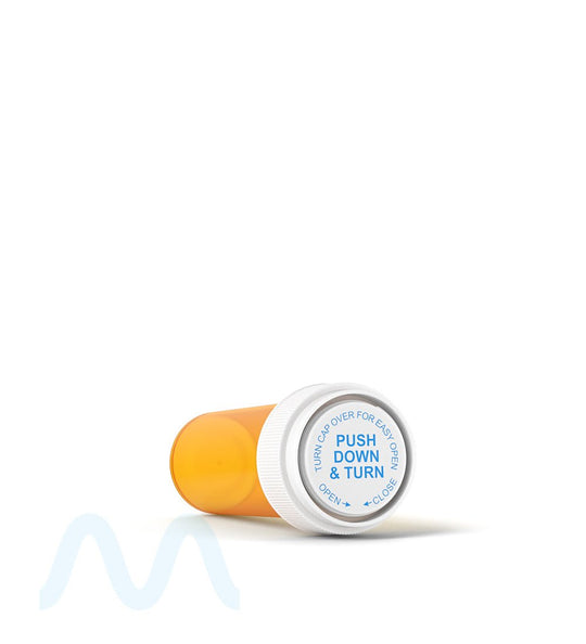 Child Resistant | Amber Reversible Cap Vials | 16dr - 3g - 230 Count - 7