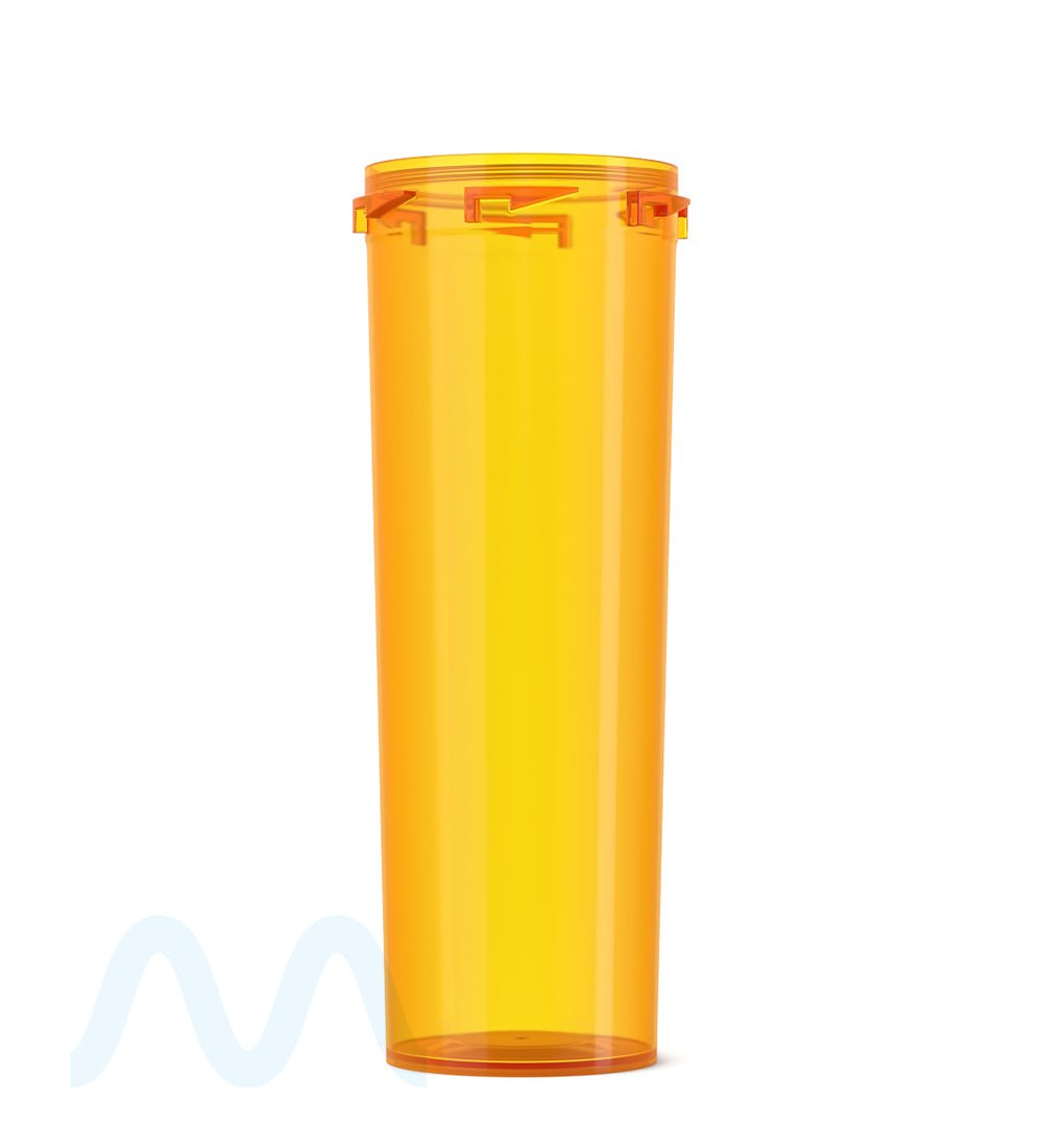 Child Resistant | Amber Reversible Cap Vials | 60dr - 14g - 100 Count - 4