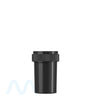 Child Resistant | Black Reversible Cap Vials | 20dr - 3.5g - 240 Count