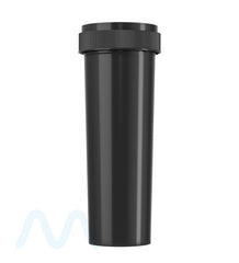 Child Resistant | Black Reversible Cap Vials | 60dr - 14g - 100 Count