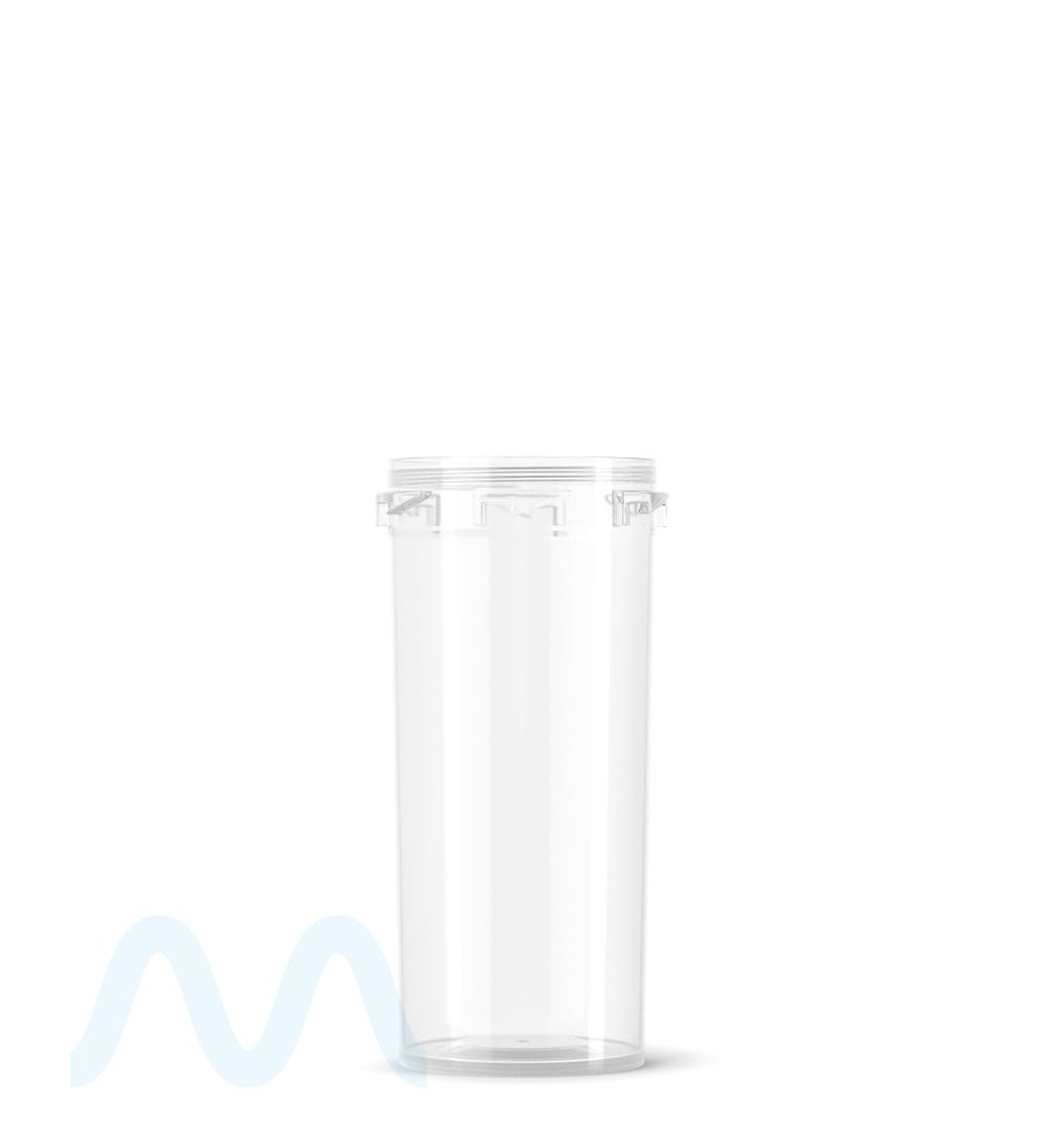 Child Resistant | Clear Reversible Cap Vials | 30dr - 7g - 190 Count - 4