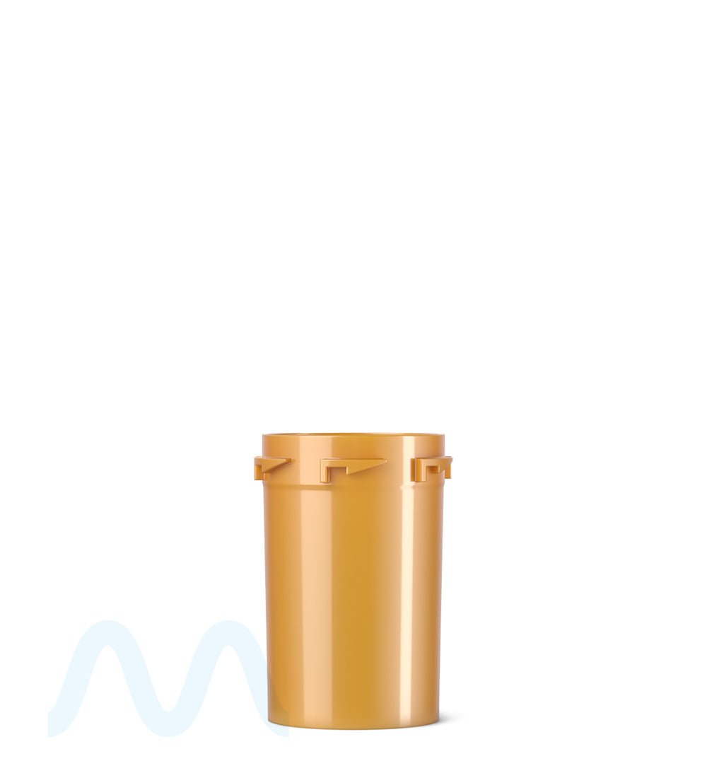 Child Resistant | Opaque Gold Blank Cap Reversible Vials | 20dr - 3.5g - 240 Count - 4