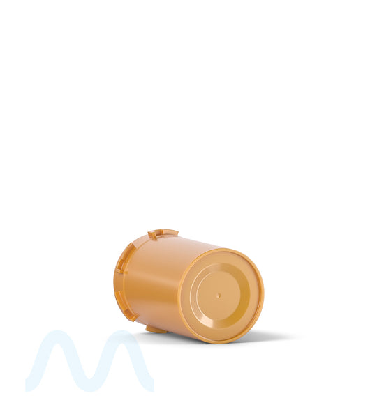 Child Resistant | Opaque Gold Blank Cap Reversible Vials | 20dr - 3.5g - 240 Count