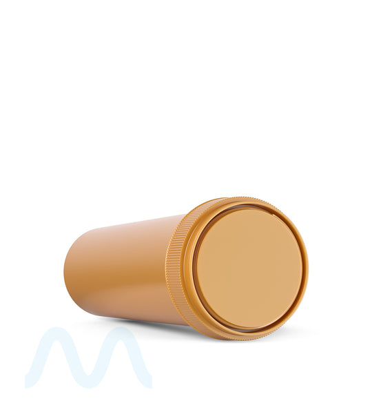 Child Resistant | Opaque Gold Blank Cap Reversible Vials | 60dr - 14g - 100 Count