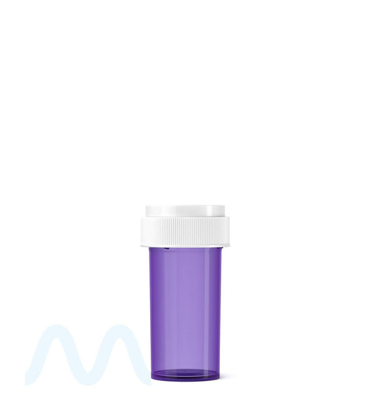 Child Resistant | Purple Reversible Cap PCR Vials | 13dr - 2g - 275 Count - 1