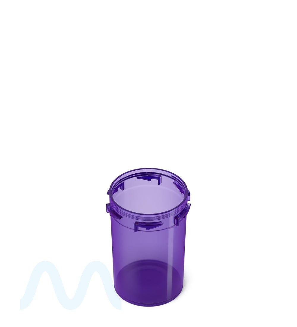 Child Resistant | Purple Reversible Cap Vials | 20dr - 3.5g - 240 Count - 3