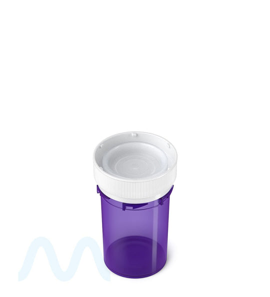 Child Resistant | Purple Reversible Cap Vials | 20dr - 3.5g - 240 Count - 5