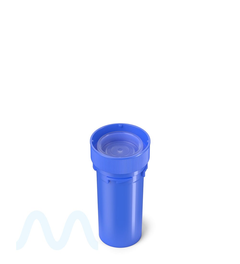 Child Resistant | Opaque Blue Reversible Cap Vials | 13dr - 2g - 275 Count - 3