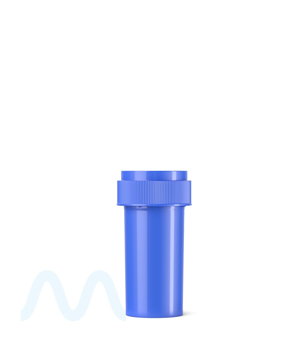 Child Resistant | Opaque Blue Reversible Cap Vials | 13dr - 2g - 275 Count - 5