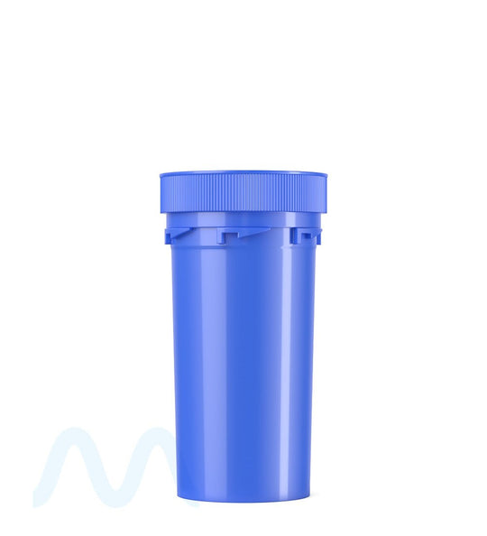 Child Resistant | Opaque Blue Reversible Cap Vials | 40dr - 10g - 150 Count - 6