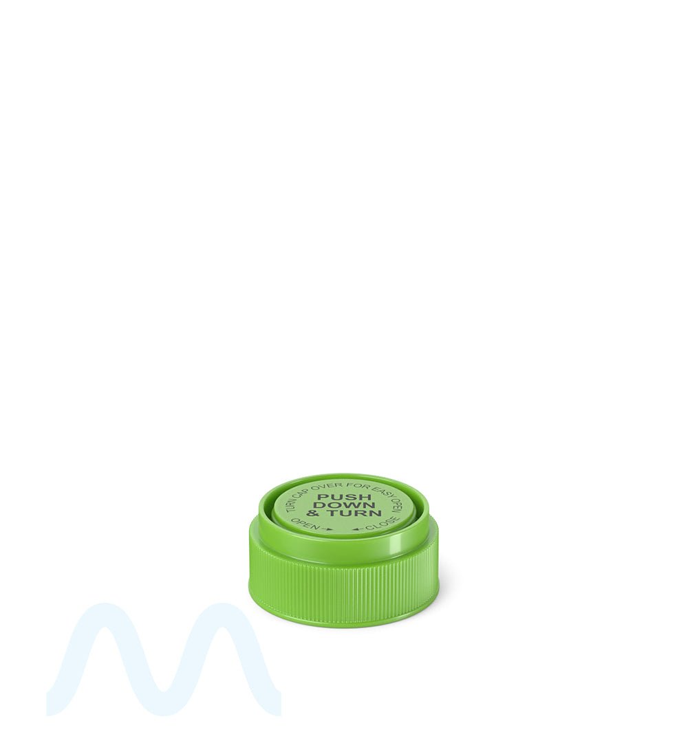 Child Resistant | Opaque Green Reversible Cap Vials | 16dr - 3g - 230 Count - 10