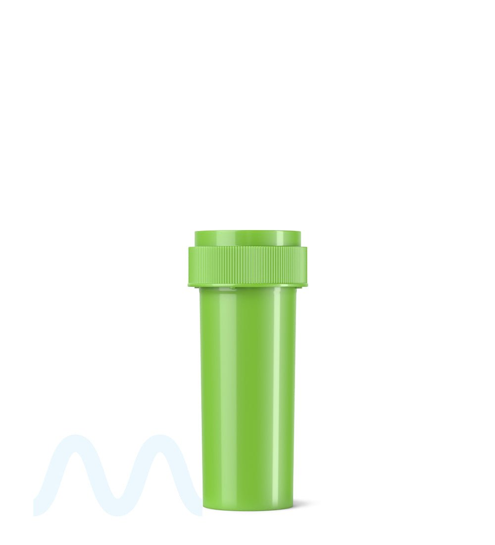 Child Resistant | Opaque Green Reversible Cap Vials | 16dr - 3g - 230 Count - 5