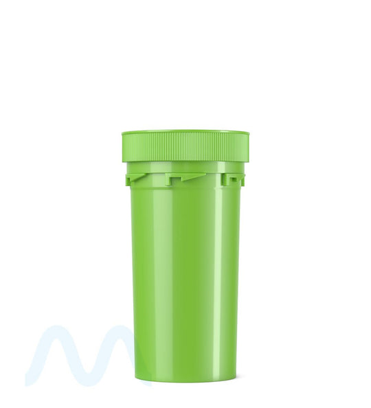 Child Resistant | Opaque Green Reversible Cap Vials | 40dr - 10g - 150 Count - 6