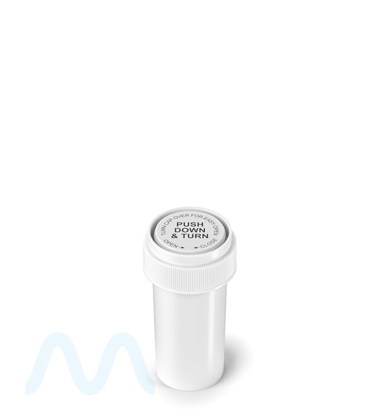 Child Resistant | Opaque White Reversible Cap Vials | 13dr - 2g - 275 Count - 2