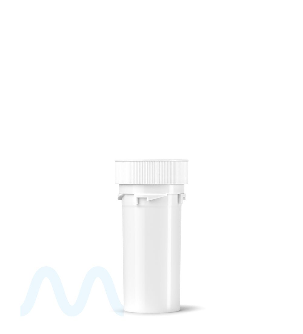 Child Resistant | Opaque White Reversible Cap Vials | 13dr - 2g - 275 Count - 6