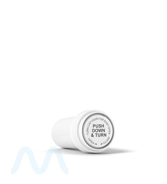 Child Resistant | Opaque White Reversible Cap Vials | 13dr - 2g - 275 Count - 7