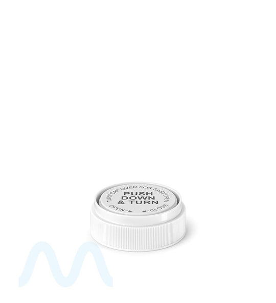 Child Resistant | Opaque White Reversible Cap Vials | 20dr - 3.5g - 240 Count - 1