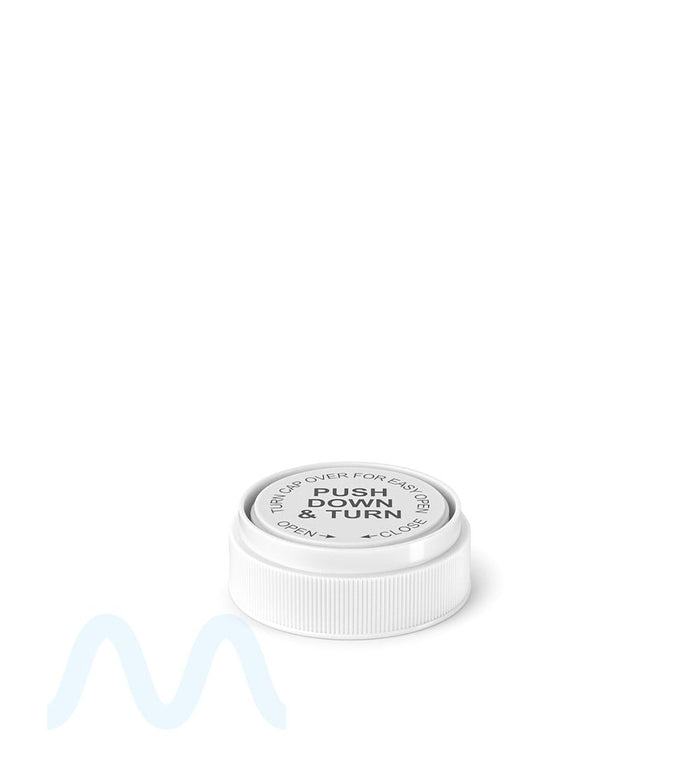 Child Resistant | Opaque White Reversible Cap Vials | 20dr - 3.5g - 240 Count Image