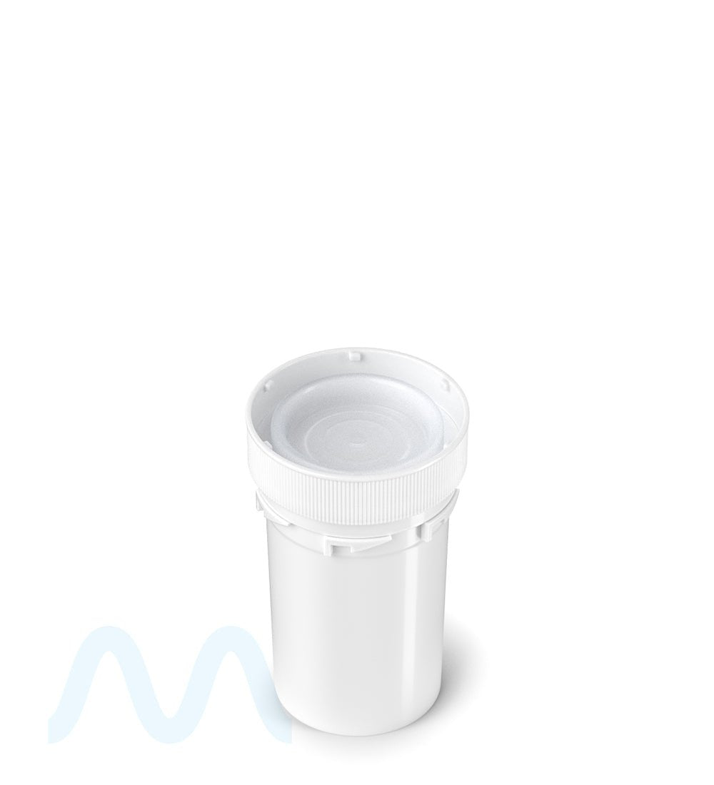 Child Resistant | Opaque White Reversible Cap Vials | 20dr - 3.5g - 240 Count - 3