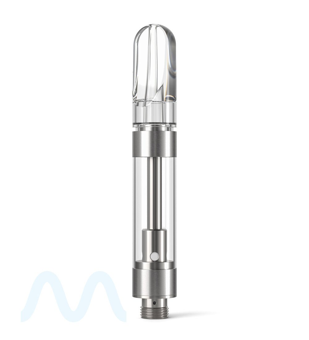 CCELL | M6T Plastic Vape Cartridge with Clear Plastic Mouthpiece | 1mL - Press On - 100 Count - 1