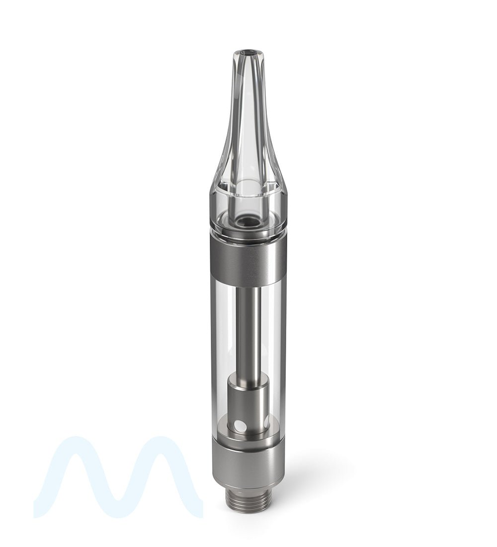 CCELL | M6T Plastic Vape Cartridge with Clear Plastic Mouthpiece | 1mL - Press On - 100 Count - 2