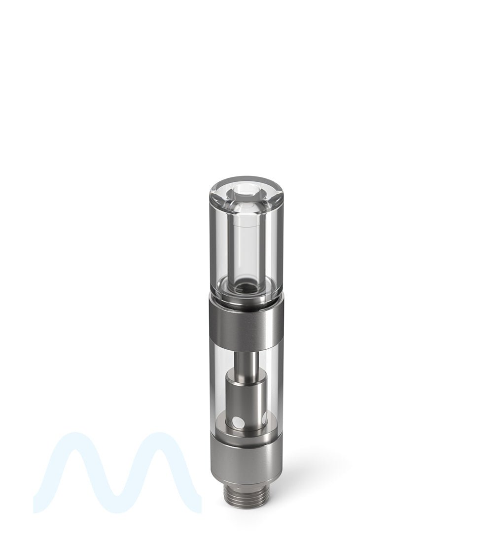 CCELL | M6T Plastic Vape Cartridge with Barrel Clear Plastic Mouthpiece | 0.5mL - Press On - 100 Count - 2