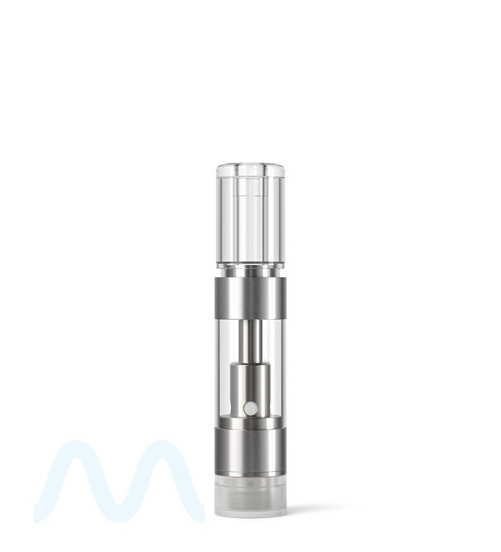 CCELL | M6T Plastic Vape Cartridge with Barrel Clear Plastic Mouthpiece | 0.5mL - Press On - 100 Count - 5