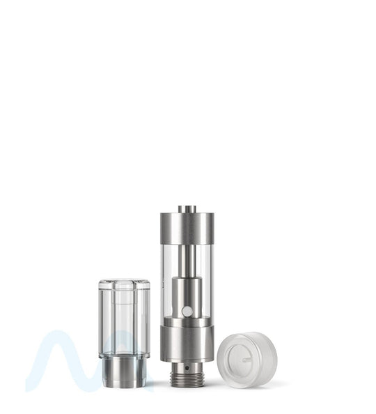 CCELL | M6T Plastic Vape Cartridge with Barrel Clear Plastic Mouthpiece | 0.5mL - Press On - 100 Count - 6