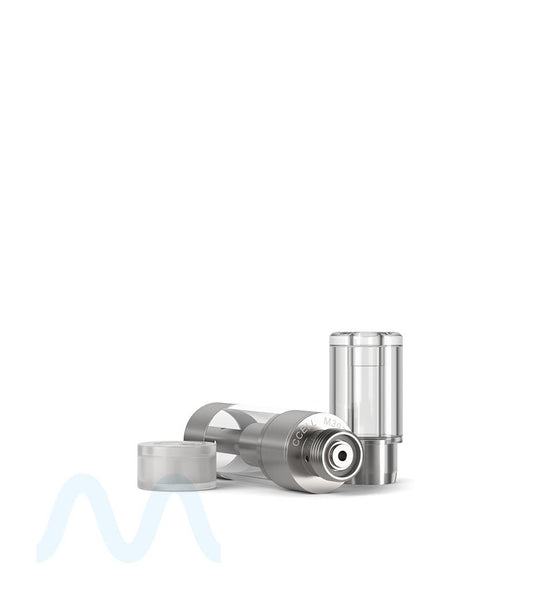 CCELL | M6T Plastic Vape Cartridge with Barrel Clear Plastic Mouthpiece | 0.5mL - Press On - 100 Count - 7