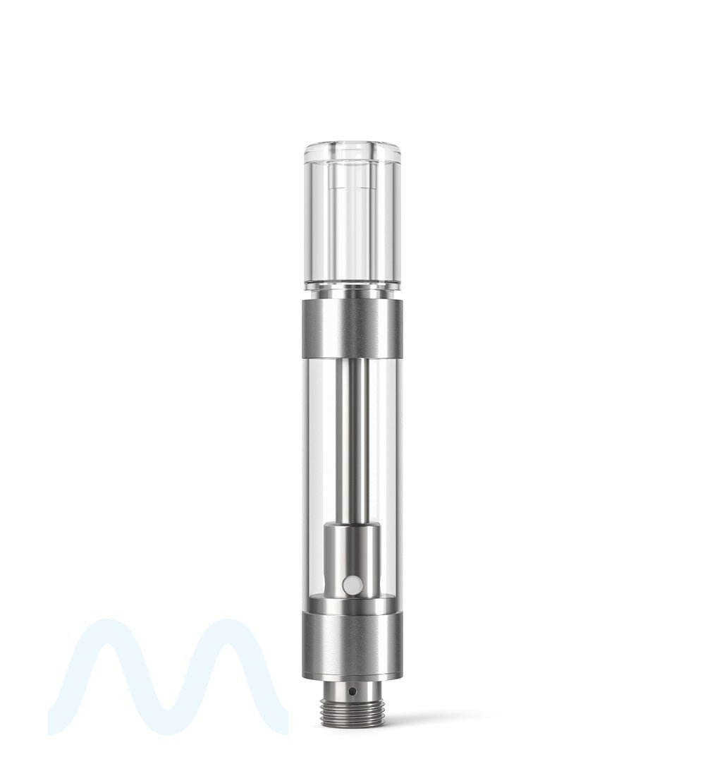 CCELL | M6T Plastic Vape Cartridge with Barrel Clear Plastic Mouthpiece | 1mL - Press On - 100 Count - 1