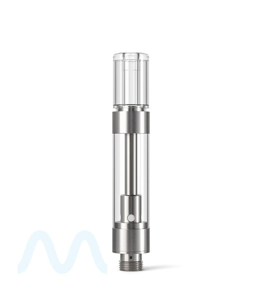 CCELL | M6T Plastic Vape Cartridge with Barrel Clear Plastic Mouthpiece | 1mL - Press On - 100 Count - 1