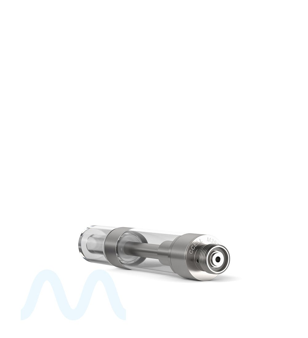 CCELL | M6T Plastic Vape Cartridge with Barrel Clear Plastic Mouthpiece | 1mL - Press On - 100 Count - 3