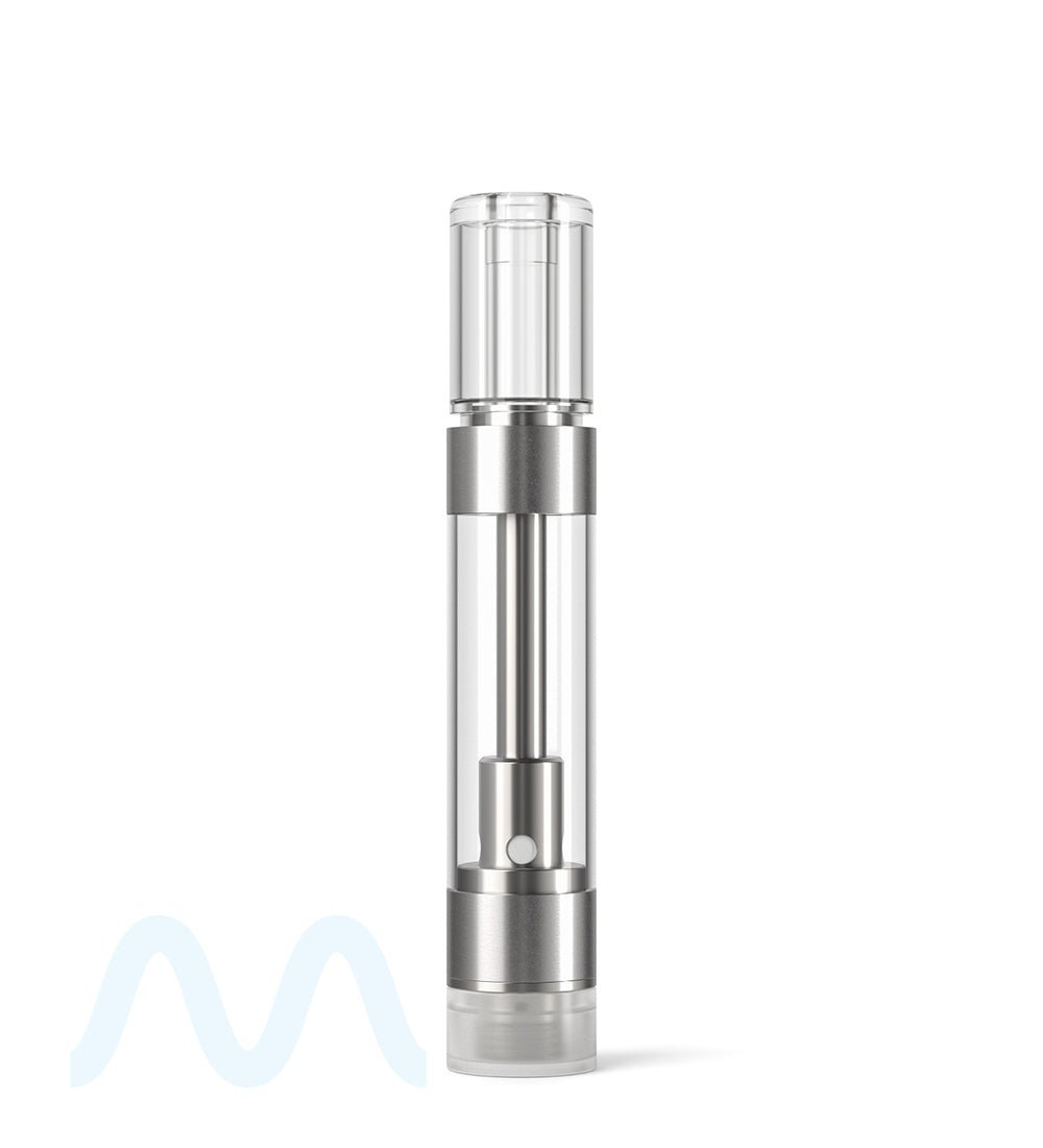 CCELL | M6T Plastic Vape Cartridge with Barrel Clear Plastic Mouthpiece | 1mL - Press On - 100 Count - 5