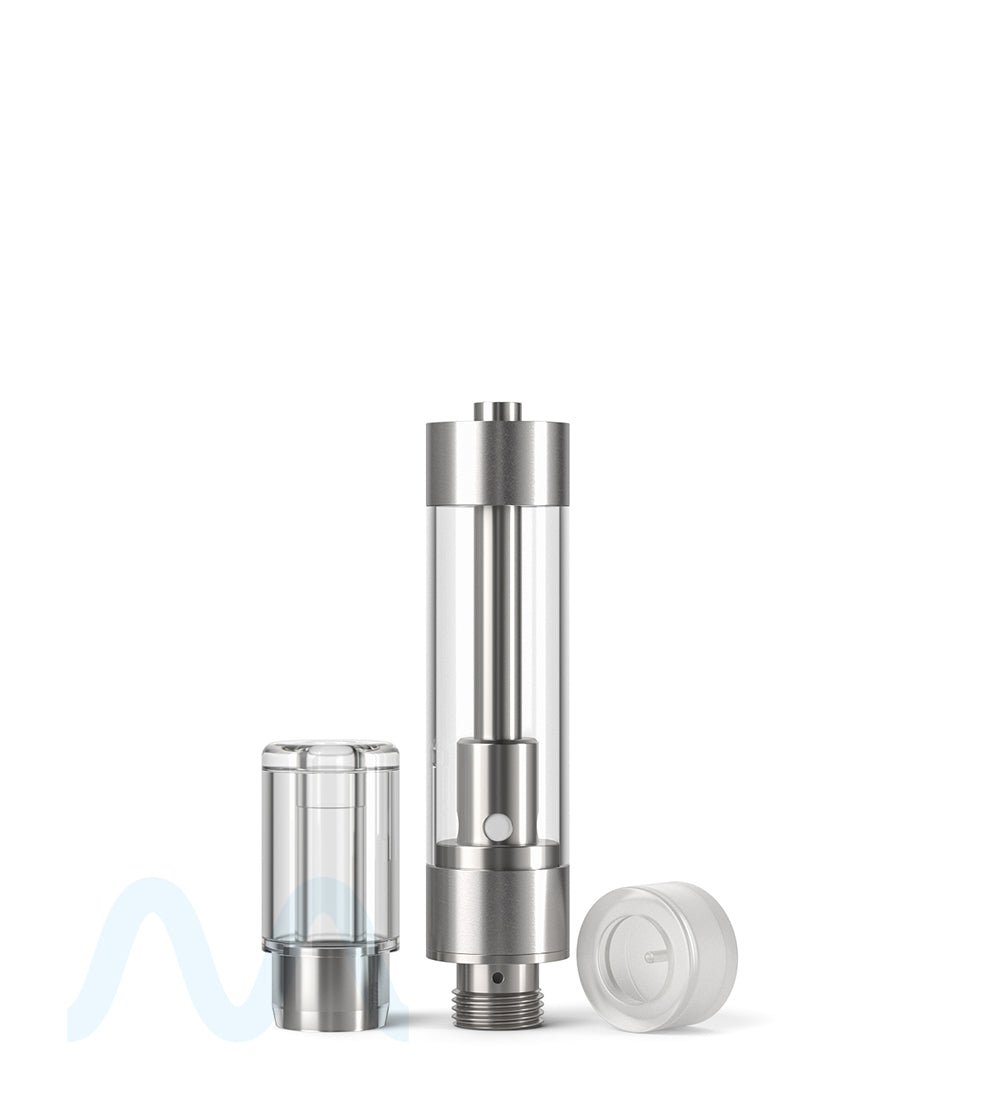 CCELL | M6T Plastic Vape Cartridge with Barrel Clear Plastic Mouthpiece | 1mL - Press On - 100 Count - 6