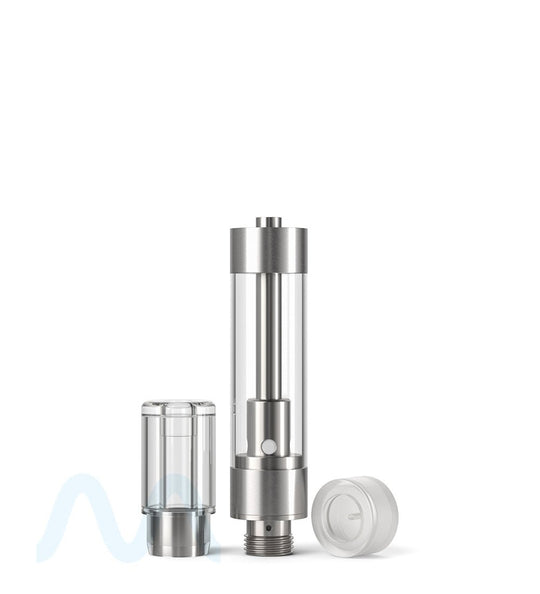 CCELL | M6T Plastic Vape Cartridge with Barrel Clear Plastic Mouthpiece | 1mL - Press On - 100 Count - 6